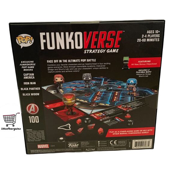 Funko Funkoverse Marvel 100 4 Pack Strategy Board Game Unopened Brand New - Picture 2 of 9